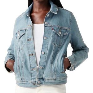 Levi's Women's Premium Original Trucker Jean Jacket- Color Jeanie